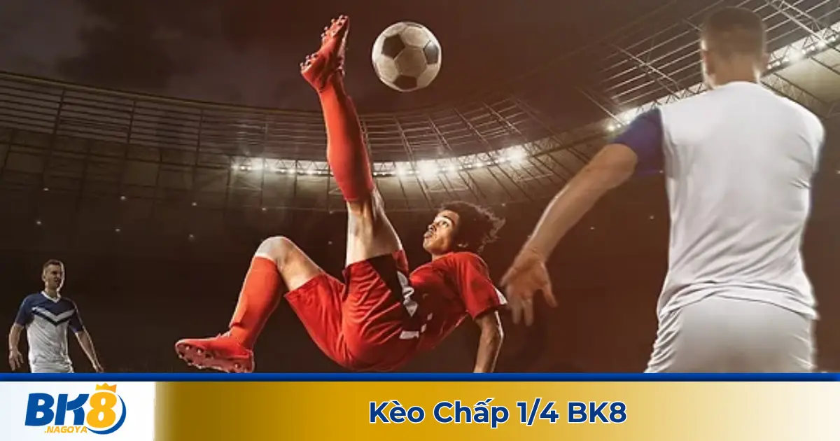 Kèo chấp 1/4 là gì? Giới thiệu loại kèo hấp dẫn tại BK8