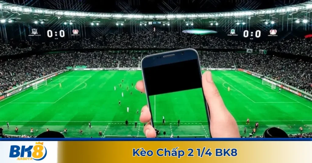 Kèo chấp 2 1/4 là gì? Tổng quan về cách đọc kèo tại BK8